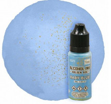 Couture Creations Alcohol Ink- Golden Age- Baby Blue