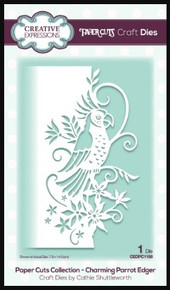 Creative Expressions Paper Cuts Collection - Charming Parrot Edger Die