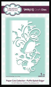 Creative Expressions Paper Cuts Collection - Puffin Splash Edger Die