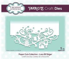 Creative Expressions Paper Cuts Collection - Lazy Elf Edger Die