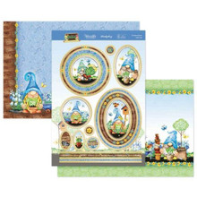 HunkyDory Crafts Gnome Sweet Gnome Luxury Topper Set- Gnome Grown with Love GNOME902