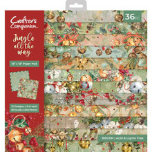 Crafter's Companion 12"X12" Paper Pad- Jingle All the Way