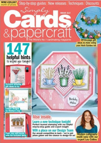 Simply Cards & Papercraft Magazine Issue 214- Herb Garden Kit