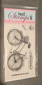 HOTP Clear Stamps Small HOTP1084 Acrylic- Bike