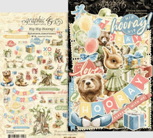 Graphic 45- Ephemera Assortment- Hip Hip Hooray!