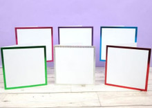 Hunkydory Crafts 5x5 Foiled Edge Card Blanks 6- 300gsm Cards & 100gsm Envelopes- Brights Edition