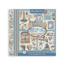 Stamperia 4 sheets- 6.5x6.5" Sticker Set - Silent Sea