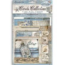 Stamperia Cards Collection - cards, tags - Silent Sea