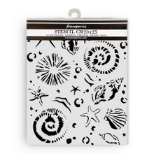 Stamperia Stencil 20X25CM- Silent Sea- Starfish
