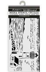 Stamperia Stencil 12X25CM- Lighthouse