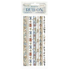 Stamperia Rub-On Transfer Film - Silent Sea- Stripes