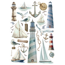 Stamperia A4 Decoupage Rice Paper - Lighthouse