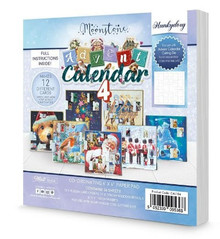 Hunkydory Crafts- Advent Calendar 4 Moonstone Co-ordinating 6"x6" Paper Pad CAL104