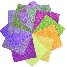 Memory Box 6x6 Graceful Garden Glitter Pad 24 Shimmering Cardstock