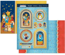 Hunkydory Crafts Cutest Christmas Luxury Topper Set- Away in a Manger CUTE25-902