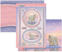 Hunkydory Crafts Let it Snow Luxury Topper Set- Bear Hugs SNOWY25-904