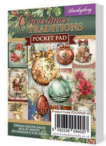 Hunkydory Crafts- Pocket Pad- Christmas Traditions POCKPAD143