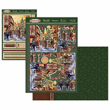 Hunkydory Stepping Into Christmas Designer Deco-Large Set- Yuletide Village STEPDEC912