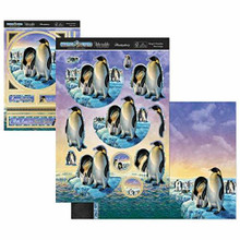 Hunkydory Perfect Planet Designer Deco-Large- Penguin Paradise PPDEC910