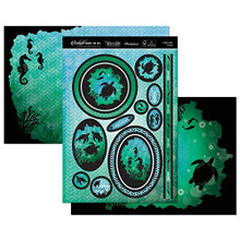 Hunkydory Twilight Under the Sea - UNDERWATER WISHES Topper Set Card Kit TSEA907