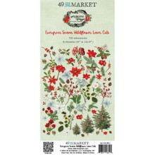49 and Market- Evergreen Season- Wildflower Laser Cuts