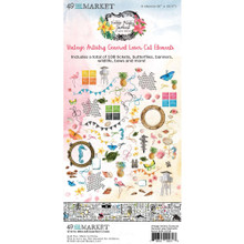 49 and Market- Vintage Artistry- Sunburst General Laser Cut Element