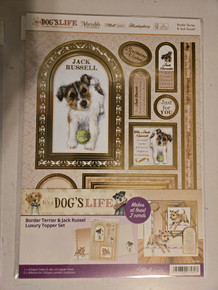 Hunkydory Its a Dogs Life- Border Terrier & Jack Russell Luxury 3-Piece Topper Set DOG901