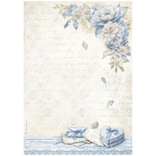 Stamperia A4 Decoupage Rice Paper - Timeless- Heart Box