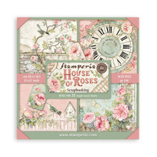 Stamperia- 12"X12" Single-Faced Paper Maxi Pad 22/Pkg- House of Roses