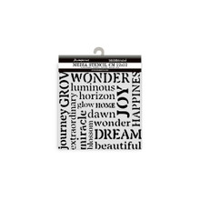 Stamperia Stencil 12x12CM- Hidden Grove- Writings