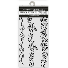 Stamperia Stencil 12X25CM- Timeless- 3 Borders
