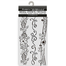 Stamperia Stencil 12X25CM- Hidden Grove- 3 Borders