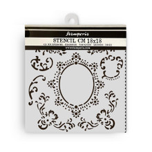 Stamperia Stencil 18X18CM- House of Roses- Border