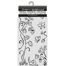 Stamperia Stencil 12X25CM- Hidden Grove- Strawberries