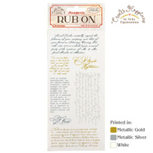 Stamperia Rub-On Transfer Film - Create Happiness- Christmas Letters