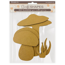 Stamperia MDF Crafty Shapes - Hidden Grove- Mushrooms