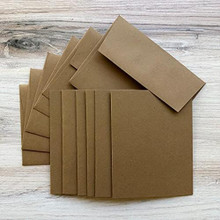 Graphic 45- A2 cards 4.25"x5.5" with Envelopes- Kraft