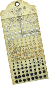 Graphic 45 Staples- Matte Pearl Gems
