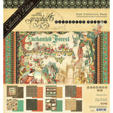 Graphic 45 Paper 8X8 Pad-Enchanted Forest