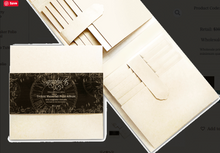 Graphic 45 Trifold Waterfall Folio Album --Ivory