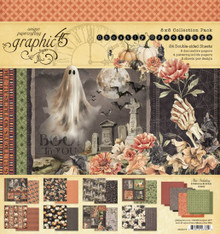 Graphic 45 8x8 Collection Pack- Ghostly Greetings