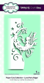 Creative Expressions Paper Cuts Collection Luna Fairy Edger Die