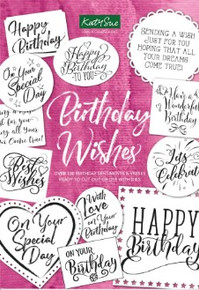 Katy Sue Designs Birthday Wishes A4 Craft Stash- 40 Sheets