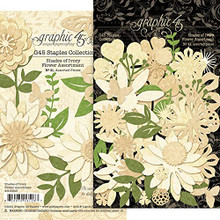 Graphic 45 Flower Assortment—Shades of Ivory
