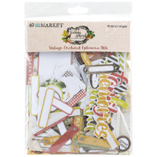 49 and Market- By Katie Pertiet- Vintage Orchard Ephemera Bits Set