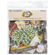 49 and Market- Vintage Orchard Chipboard Set
