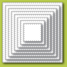 Memory Box 100% Steel Die Stitched Square Layers 30038
