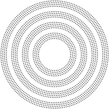 Poppystamps 100% Steel Die Pinpoint Rings 2080