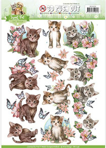 Amy Design - Sweet Pet Punchout Sheet-Cats