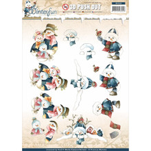 Precious Marieke Winterfun Pushout-Snowmen